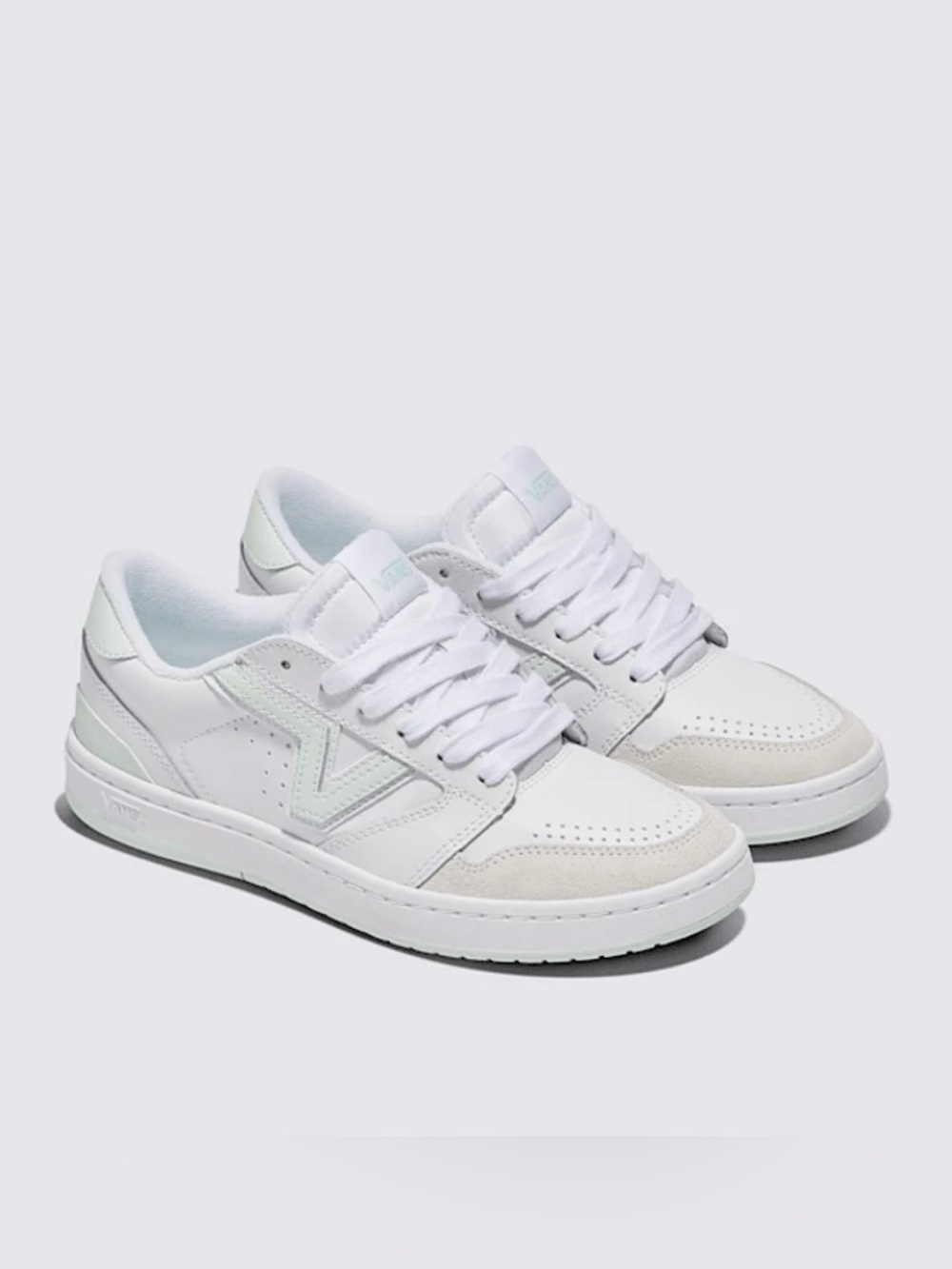 Vans Upland True White Hint Of Mint Women 8.5 US